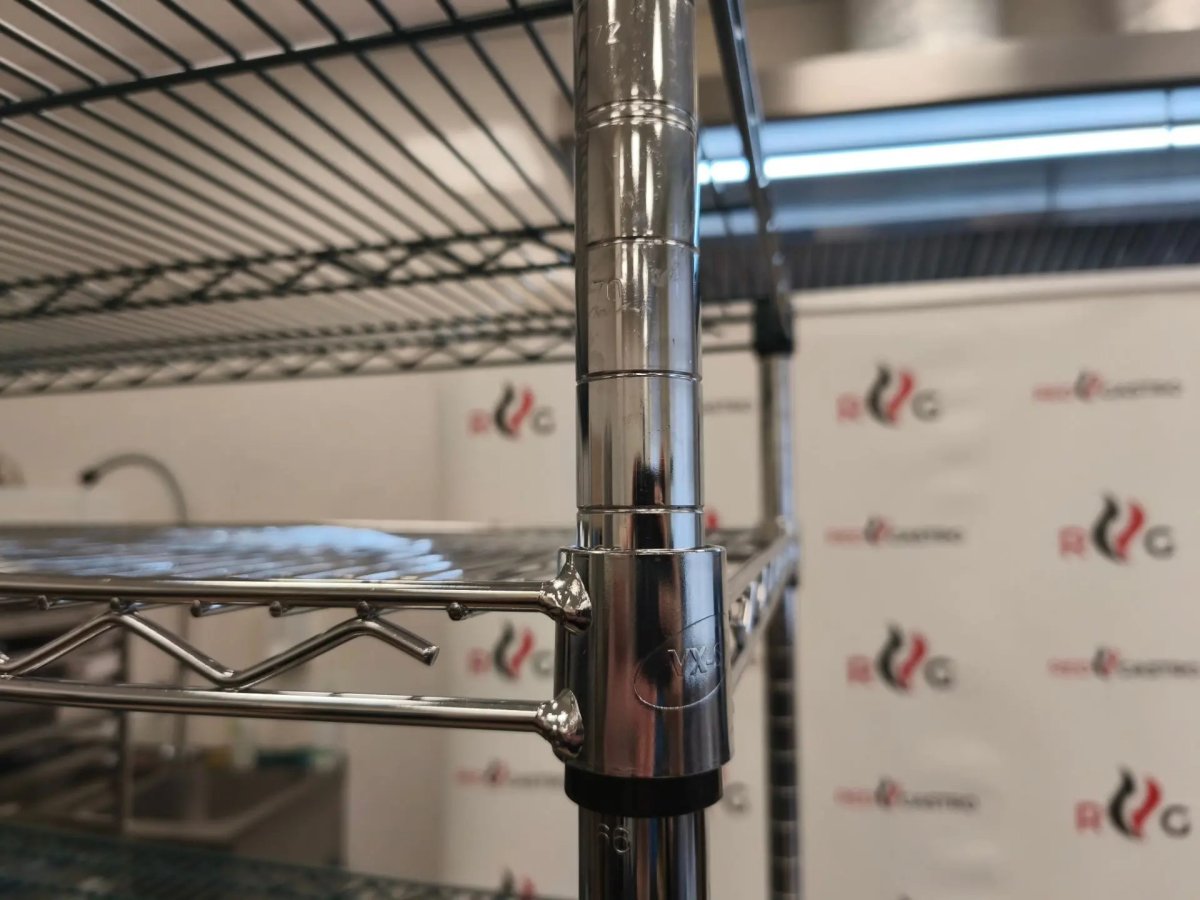 Стеллаж VX-S 610х1830х1895/4 Chrome Plating